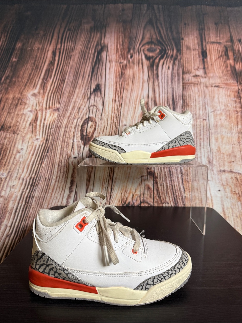 Jordan 3 Retro Sneakers Toddler Boys Sz 11.5C